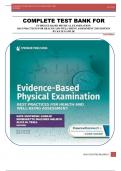 COMPLETE TEST BANK FOR EVIDENCE-BASED PHYSICAL EXAMINATION:  BEST PRACTICES FOR HEALTH AND WELL-BEING ASSESSMENT 2ND EDITION BY KATE GAWLIK 