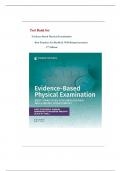 Test Bank - for Evidence-Based Physical Examination: Best Practices for Health and Well-Being Assessment 2nd Edition by Kate Gawlik, All Chapters | Complete Guide A+