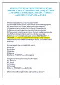 CUMULATIVE EXAM CHEMISTRY FINAL EXAM NEWEST ACTUAL EXAM COMPLETE 200 QUESTIONS AND CORRECT DETAILED ANSWERS (VERIFIED ANSWERS) ALREADY GRADED A+