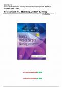 Test Bank for Lewis's Medical-Surgical Nursing: Assessment and Management of Clinical Problems, Single Volume 12th Edition (Harding, 2022), Chapter 1-68 | All Chapters