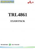 TRL4861 Exam Pack 2025