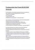 Fundamentals Hesi Finals NCLEX EAQ.pdf 2024 latest 