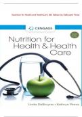 Nutrition for Health and Health Care 8th Edition By DeBruyne TEST BANK.