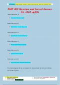ISSEP IATF Questions and Correct Answers  the Latest Update