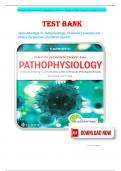 Test Bank for Davis Advantage for Pathophysiology, Introductory Concepts and Clinical Perspectives 2nd Edition by Theresa M Capriotti | Chapters  1- 46 | Complete