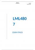 LML4807 EXAM PACK