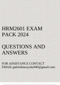 HRM2601 Exam pack 2024(Human Resource Provisioning)