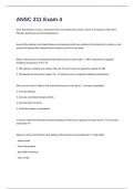 ANSC 211 Exam 4 Questions And Answers 