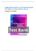 Applied Pharmacology for The Dental Hygienist 9th Edition by Elena Bablenis Haveles TEST BANK