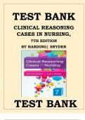 Test Bank For Clinical Reasoning Cases in Nursing 7th Edition by Mariann M. Harding||ISBN NO:10,0323527361||ISBN NO:13,978-0323527361||All Chapters||Complete Guide A+