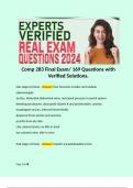 Comp 283 Final Exam/ 169 Questions with Verified Solutions. 