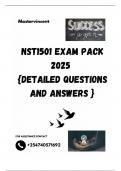 NST1501 EXAM PACK 2025  {DETAILED QUESTIONS AND ANSWERS }