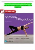 Test Bank for Fundamentals of Anatomy & Physiology 11th Edition by Frederic Martini All Chapters Fully Covered 2025 LATEST NEWEST VERSION A