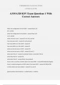 A319/A320 KSV Exam Questions 1 With Correct Answers