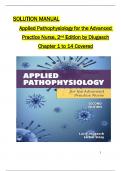 Solution Manual For Applied Pathophysiology for the Advanced Practice Nurse 2nd Edition by Dlugasch & Story All 1-14 Chapters Covered ,Latest Edition, ISBN:9781284255614