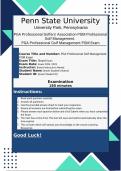 PGA Professional Golfers' Association PGM Professional Golf Management. 2024-2025 Professional Golfers' Association PGA PGM Level 1 Facility Management Comprehensive Exam Review Questions and Answers | 100% Pass Guaranteed | Graded A+ |