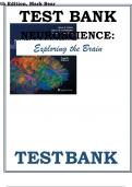 Test Bank for Neuroscience Exploring the Brain 4th Edition by Mark F. Bear, Barry W. Connors, Michael A. Paradiso |Complete Answer Key for Each Chapter|