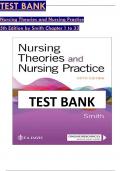 Test Bank For Nursing Theories and Nursing Practice 5th Edition By Marlaine C. Smith ISBN 9780803679917 Chapter 1-33 | Complete Guide A+