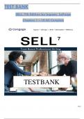 Test Bank for SELL, 7th Edition by Ingram, LaForge, ISBN: 9780357901380, All 10 Chapters Covered, Verified Latest Edition