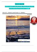 Test Bank Varcarolis Canadian Psychiatric Mental Health Nursing 3rd Edition (Pollard, 2023) Chapter 1-35 | All Chapters