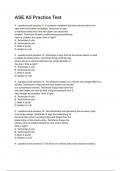 ASE A5 Practice Test Questions and answers