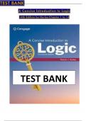 Test Bank For A Concise Introduction to Logic 14th Edition by Patrick J. Hurley Chapter 1-14