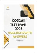 COS2611 EXAM TEST BANK 2025 