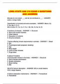  LOWA STATE ANS 319 EXAM 4 QUESTIONS AND ANSWERS