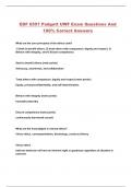 EDF 6557 Padgett UWF Exam Questions And 100% Correct Answers