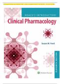 TEST BANK FOR ROACHS INTRODUCTORYCLINICAL PHARMACOLOGY 11TH EDITION,BY SUSAN M FORD All chapters Covered With Complete Solutions Revised Edition 2024-2025 Latest Update