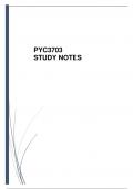 PYC3703 STUDY NOTES