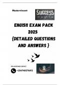 ENG1511 EXAM PACK 2025  {DETAILED QUESTIONS AND ANSWERS }