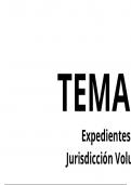 TEMA 19: EXPEDIENTES DE JURISDICCIÓN VOLUNTARIA