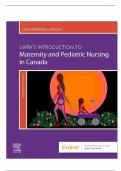 Test Bank for Leifer’s Introduction to Maternity and Pediatric Nursing in Canada, Lisa Keenan-Lindsay & Gloria Leifer, 2nd Edition