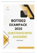 BOT1502 EXAM APCK 2025 - QUESTIONS & ANSWERS