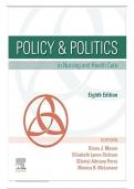 Test Bank for  Mason Policy & Politics in Nursing and Health Care, 8th Edition  by Diana J. Mason