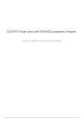 CUS3701 Exam prep with 300 MCQ questions Answers