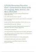 ILTS 305 Elementary Education Exam: Comprehensive Study Guide for Language, Math, Science, and More | 2024-2025