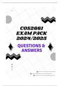 COS2661 EXAM PACK 2024/2025 (QUESTIONS & ANSWERS)