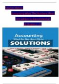 Solution Manual for Accounting What The Numbers Mean, 13th Edition By David Marshall | Verified Chapter's 1 - 16 | Complete Newest Version