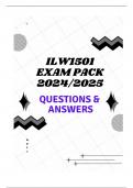 ILW1501 EXAM APCK 2024/2025 (QUESTIONS & ANSWERS)