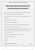 Alpha Sigma Alpha Membership Exam Practice Questions and Answers