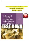 Test Bank For Advanced Health Assessment and Diagnostic Reasoning 4th Edition by Jacqueline Rhoads Chapter 1 - 18 Complete