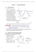 Sinusoidal Steady State notes