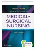 Test bank Davis Advantage for Medical-Surgical Nursing: Making Connections to Practice 3rd Edition by Hoffman PDF A