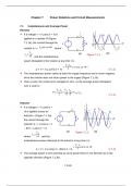 Power Relations and Circuit Measurements notes