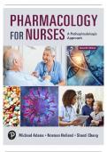 Test Bank for Pharmacology for Nurses A Pathophysiologic Approach 7th Edition by  Michael P. Adams, Norman Holland and Shanti Chang latest edition 