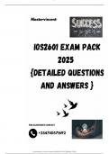 IOS2601 EXAM PACK 2025  {DETAILED QUESTIONS AND ANSWERS }