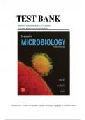 Test Bank For Prescotts Microbiology 12th Edition By Willey Chapter 1-43 |Complete Guide A+