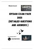 IOP2608 EXAM PACK 2025  {DETAILED QUESTIONS AND ANSWERS }